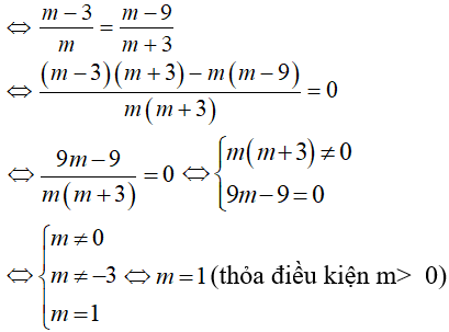 Tìm m để hệ sau có nghiệm duy nhất mx nhở hơn hoặc bằng m - 3 và (m + 3)x lớn hơn hoặc bằng m - 9  (ảnh 7)