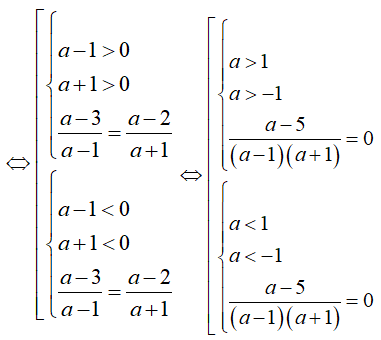 Với giá trị nào của a thì hai bất phương trình sau đây tương đương? (a - 1)x - a+ 3> 0  (ảnh 3)
