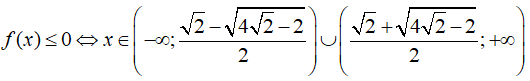 Xét dấu của biểu thức sau f(x) = x^4 – 4x + 1 (ảnh 2)