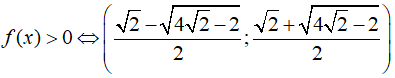 Xét dấu của biểu thức sau f(x) = x^4 – 4x + 1 (ảnh 3)