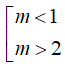 Cho pt x^2 - 2mx + m^2 - m + 1 = 0 Tìm m để pt có nghiệm  x1 < 1 < x2 (ảnh 1)