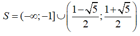 Giải bất phương trình sau (|x^2 - x| - 2)/(x^2 - x - 1) lớn hơn hoặc 0 (ảnh 4)