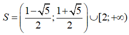 Giải bất phương trình sau (|x^2 - x| - 2)/(x^2 - x - 1) lớn hơn hoặc 0 (ảnh 6)