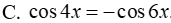 Trong các phương trình sau, phương trình nào nhận x= pi/6 + k(2i/3) làm nghiệm: A.sin3x=sin(pi/4-2x) (ảnh 6)