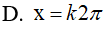Phương trình Cos(2x-Pi/2)= 0 có nghiệm là: A.x=pi/2+ kpi/2 B.x=pi+kpi C.x=kpi D.x=k2pi (ảnh 5)