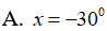 Nghiệm của phương trình tan(2x - 15°) = 1 với -90°< x <90° là (ảnh 1)