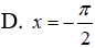 Nghiệm của phương trình sin^2(x) - sin x = 0 thỏa mãn điều kiện 0 < x < pi: A.x=pi/2 B.x=pi C.x=0 D.x=-pi/2 (ảnh 5)