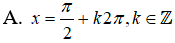 Phương trình sin^2(x) + 3sinx - 4 = 0 có nghiệm là: A.x=pi/2+k2pi,k thuộc Z B.x=pi+k2pi,k thuộc Z (ảnh 2)