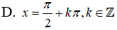 Phương trình sin^2(x) + 3sinx - 4 = 0 có nghiệm là: A.x=pi/2+k2pi,k thuộc Z B.x=pi+k2pi,k thuộc Z (ảnh 5)