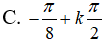 Một họ nghiệm của phương trình tan^2(2x) - 3tan(2x) +2 = 0 là: A.-pi/8+kpi B.pi/8+kpi C.-pi/8+kpi/2 D.pi/8+kpi/2 (ảnh 4)