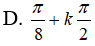 Một họ nghiệm của phương trình tan^2(2x) - 3tan(2x) +2 = 0 là: A.-pi/8+kpi B.pi/8+kpi C.-pi/8+kpi/2 D.pi/8+kpi/2 (ảnh 5)