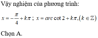 Giải phương trình sau: 1/sin^2(x) = cotx + 3 (ảnh 2)