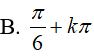 Giải phương trình sau 2cos(3x) * cos(x) - 4sin^2(2x) + 1=0: A. cộng trừ pi/6+k2pi B.pi/6+kpi  (ảnh 3)