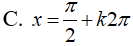 Phương trình (sinx +1) * (sinx - căn 2) = 0 có nghiệm là: A.x=-pi/2+k2pi(k thuộc Z) B.x=cộng trừ pi/4+k2pi,x=-pi/8+kpi(k thuộc Z) (ảnh 4)