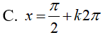 Giải phương trình tan(2x+pi/6) + tan(pi/3-x) = 0: A.x=-pi/2+kpi(k thuộc Z) B.x= cộng trừ pi/4+k2pi,x=-pi/8+kpi(k thuộc Z) (ảnh 5)