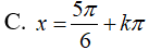 Giải phương trình cos ( 2x ) * cot ( x - pi/3 ) = 0: A. x = pi/4 + kpi ( k thuộc Z ) B. x = pi/4+ kpi/2 (ảnh 5)