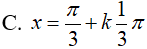 Giải phương trình sin(pi/2 + 2x) + Căn3*sin(pi – 2x) = 2: A.x= pi/6+kpi B.x=pi/2 + k2pi, x=-pi+k*2/3*pi (ảnh 4)