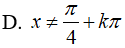 Tìm tập xác định của hàm số sau y=tan(x - pi / 6): A.x khác kpi B. x khác 2pi/3+kpi C.x khác pi/2+kpi D.x khác pi/4+kpi (ảnh 5)