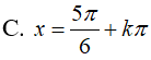 Giải phương trình Căn3*cos(2x) + sin2x + 2sin(2x – pi/6) = 2*Căn2: A. x=5pi/6 +kpi B. x= 5pi/24 +kpi C.x=5pi/6+kpi (ảnh 4)