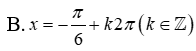 Nghiệm của phương trình sinx + Căn3*cosx = 1 là (ảnh 2)