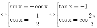 Giải phương trình: sinx + cosx + 1 + sin2x + cos2x = 0 (ảnh 2)