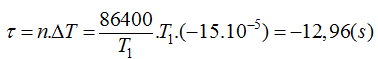Cho con lắc của đồng hồ quả lắc có α = 2.10-5K-1. Khi ở mặt đất có nhiệt độ 30 độ C (ảnh 5)