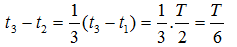 Một dao động điều hòa mà 3 thời điểm liên tiếp gần nhau nhất t1, t2, t3 (ảnh 2)