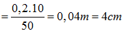 Một con lắc lò xo gồm lò xo độ cứng k = 50N/m, vật nặng có khối lượng m = 200g (ảnh 3)