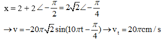 Một vật tham gia đồng thời hai dao động điều hòa có phương trình (ảnh 1)