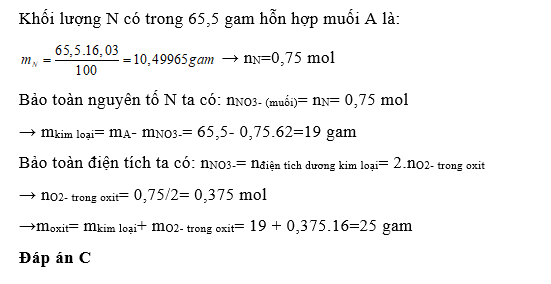 A là hỗn hợp muối Cu(NO3)2, Fe(NO3)3, Fe(NO3)2, Al(NO3)3 (ảnh 1)