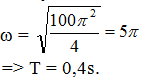 Một vật dao động điều hòa với chu kì T và biên độ A = 4cm (ảnh 3)