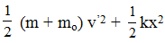 Một con lắc lò xo gồm lò xo có độ cứng k = 100N/m và vật nặng có khối lượng (ảnh 2)