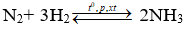 Cho V lít (đktc) hỗn hợp N2 và H2 có tỉ lệ mol 1:4 vào bình kín và đun nóng (ảnh 1)