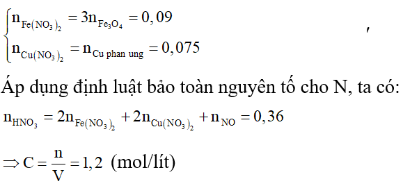 Cho hỗn hợp gồm 6,96 gam Fe3O4: Phản ứng và Ứng dụng