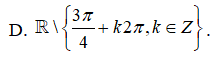 Tập xác định của hàm số y = 3/ (sin^2x - cos^2x) là (ảnh 4)