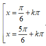 Phương trình 2sin(3x + pi/4) = căn(1 + 8sin2x.cos^2 2x) có nghiệm là: A.x=pi/6+kpi hoặc x=5pi/6+kpi (ảnh 2)
