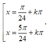 Phương trình 2sin(3x + pi/4) = căn(1 + 8sin2x.cos^2 2x) có nghiệm là: A.x=pi/6+kpi hoặc x=5pi/6+kpi (ảnh 5)