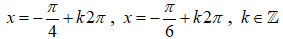 Giải phương trình: cos^5 x + x^2 = 0: A.x= cộng trừ pi/3 + k2pi, k thuộc Z B.x=pi/4 +kpi, k thuộc Z (ảnh 4)