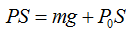 Một bình thuỷ tinh chứa không khí được đậy kín bằng một nút có khối lượng m (ảnh 6)