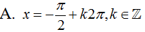 Nghiệm của phương trình sin2x  - 4sinx + 3 = 0 là (ảnh 2)