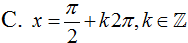 Nghiệm của phương trình sin2x  - 4sinx + 3 = 0 là (ảnh 4)
