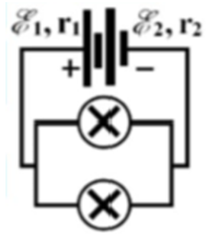 Trong mạch điện có sơ đồ như hình vẽ, hai pin có cùng suất điện động 1,5V |  VietJack.com