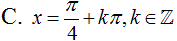 Nghiệm của phương trình tanx + cotx  = - 2 là x=pi/4+k2pi k z (ảnh 3)