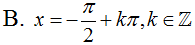 Nghiệm của phương trình  cos2x + sin x + 1= 0  là (ảnh 2)
