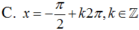 Nghiệm của phương trình  cos2x + sin x + 1= 0  là (ảnh 3)