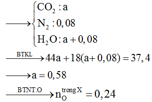 Hỗn hợp X gồm Gly, Lys (tỷ lệ mol 2:1) và một amin đơn chức (ảnh 3)