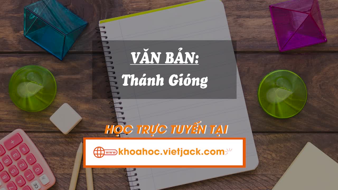 Văn bản minh họa: Thánh Gióng