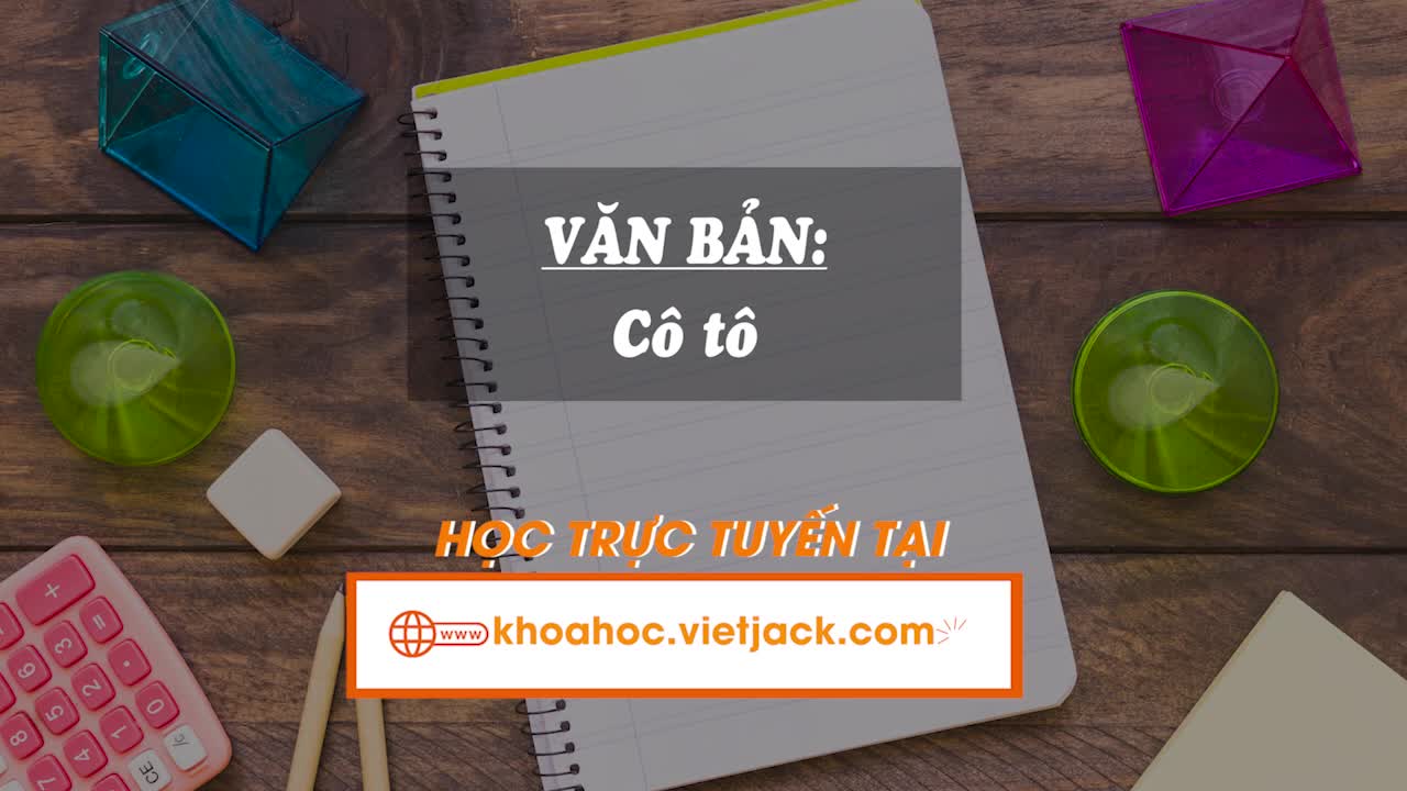 Văn bản minh họa: Cô Tô - Nguyễn Tuân