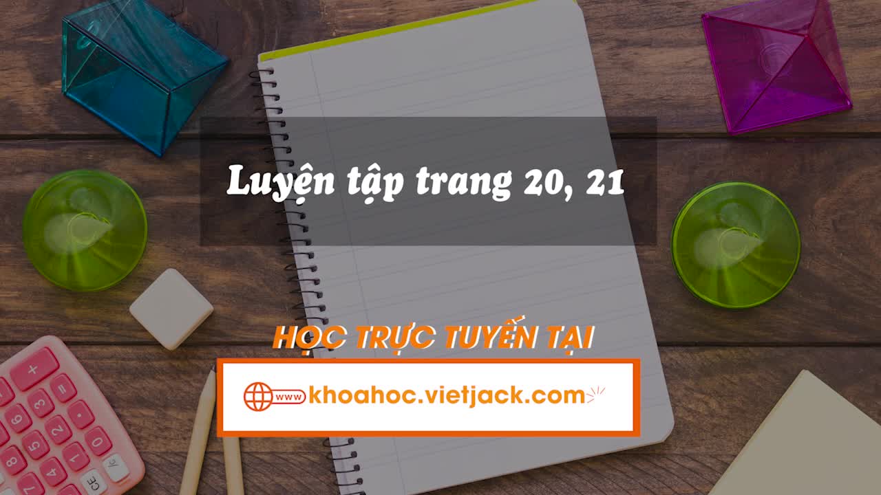 Luyện tập (trang 20)