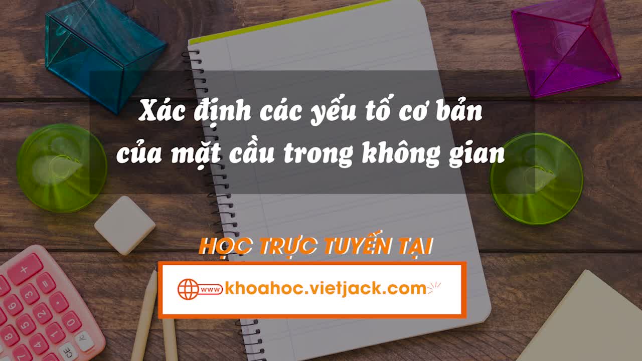 Viết phương trình mặt cầu